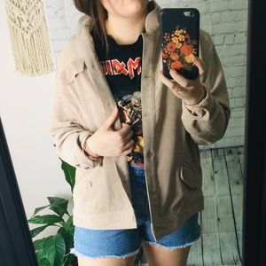 •Vintage Light Dusty Pink Corduroy Jacket•